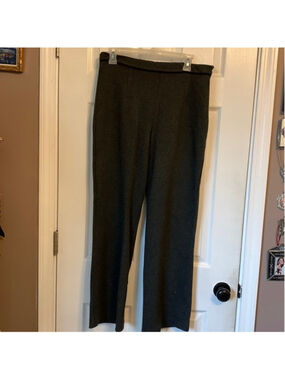 Cafe au Lait wool look pants medium grey